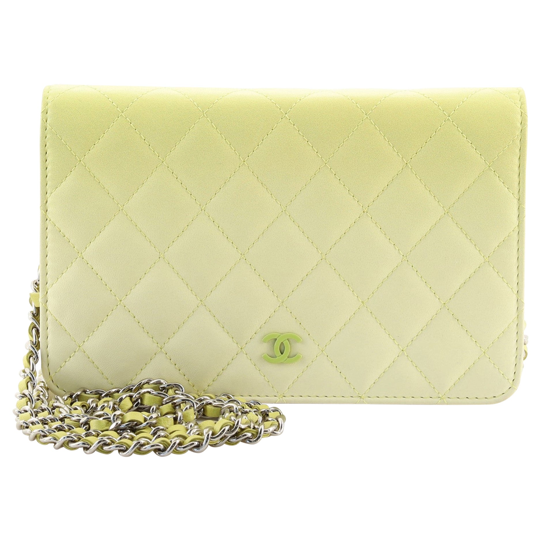 Chanel Wallet on Chain Quilted Ombre Lambskin
