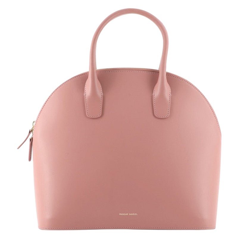 Mansur Gavriel Top Handle Bag Leather. Large