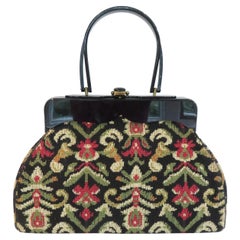 Große Teppichhandtasche von Rialto, 1960er Jahre