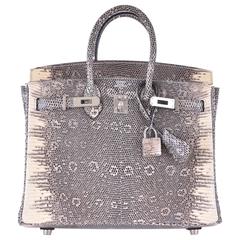 Hermes 25cm Birkin Ombre Lizard