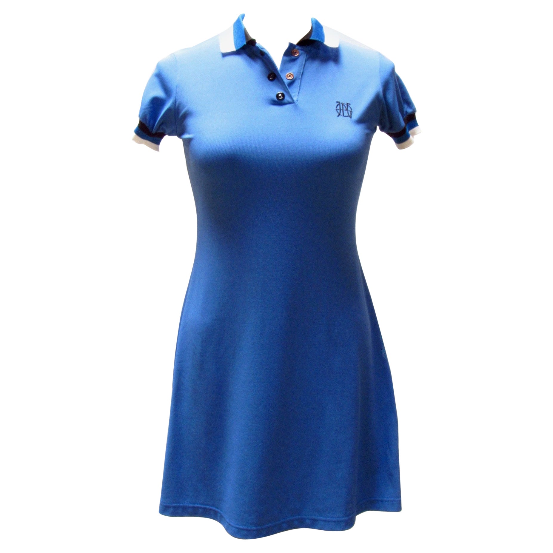 Jean Paul Gaultier Blue Polo Dress