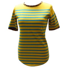 Jean-Paul Gaultier - T-shirt rayé jaune