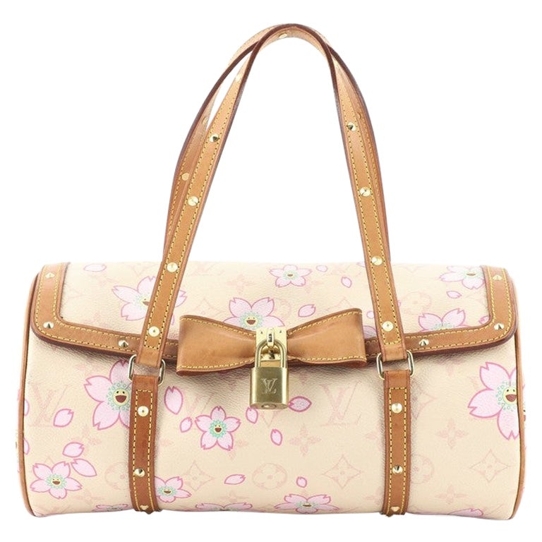 Louis Vuitton Papillon Handbag Limited Edition Cherry Blossom