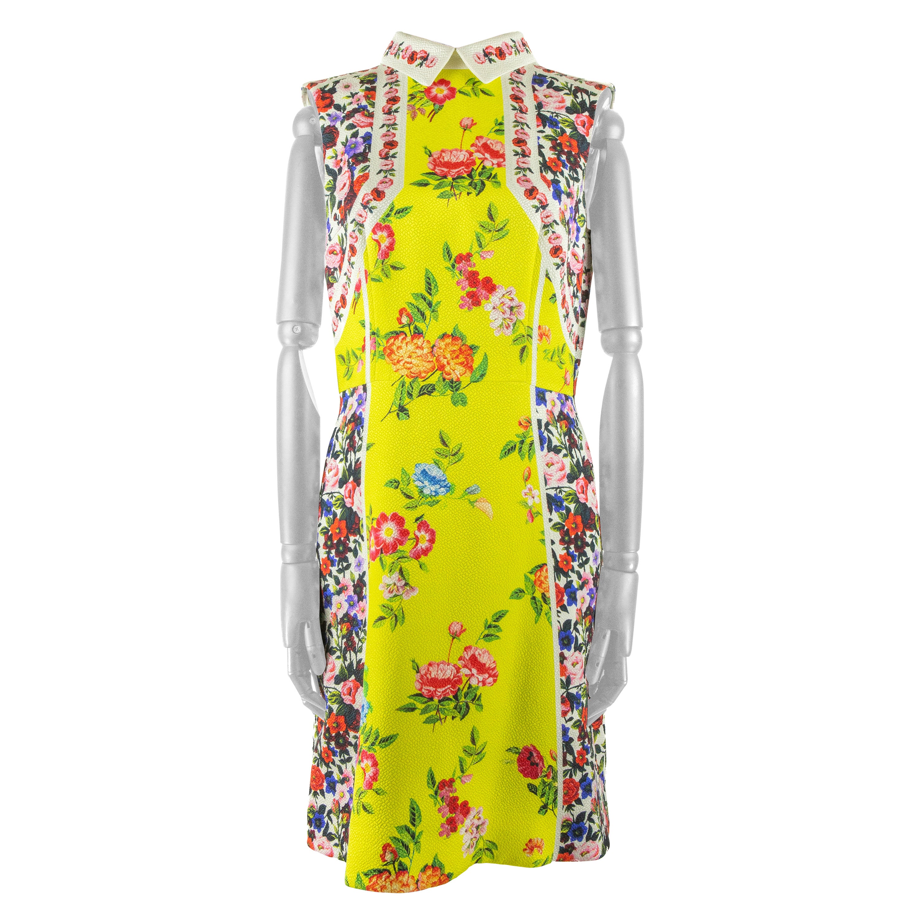 Mary Katrantzou Floral Patterned Skater Dress For Sale at 1stDibs