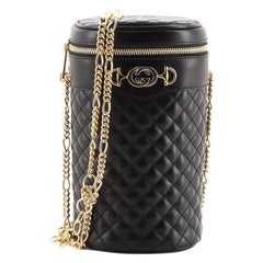 Gucci Zumi Cylindrical Belt Bag Quilted Leather