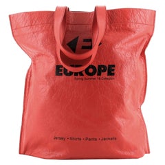 Balenciaga Supermarket Shopper Bag Printed Leather Large