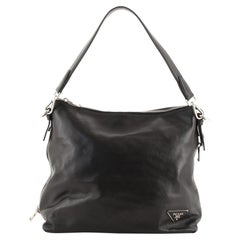 Prada Side Zip Hobo Soft Calf Large