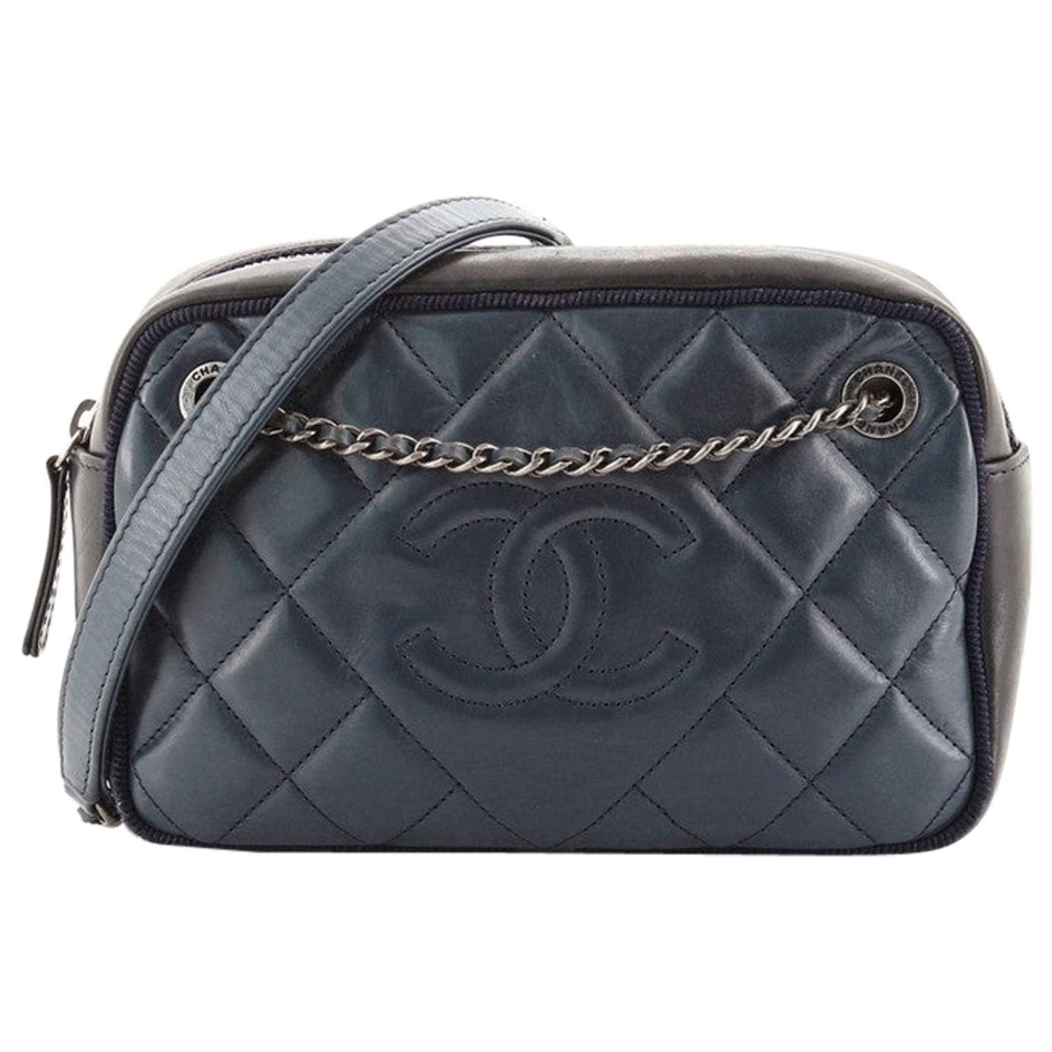 Chanel Ballerine Camera Case Bag Quilted Calfskin Small at 1stDibs