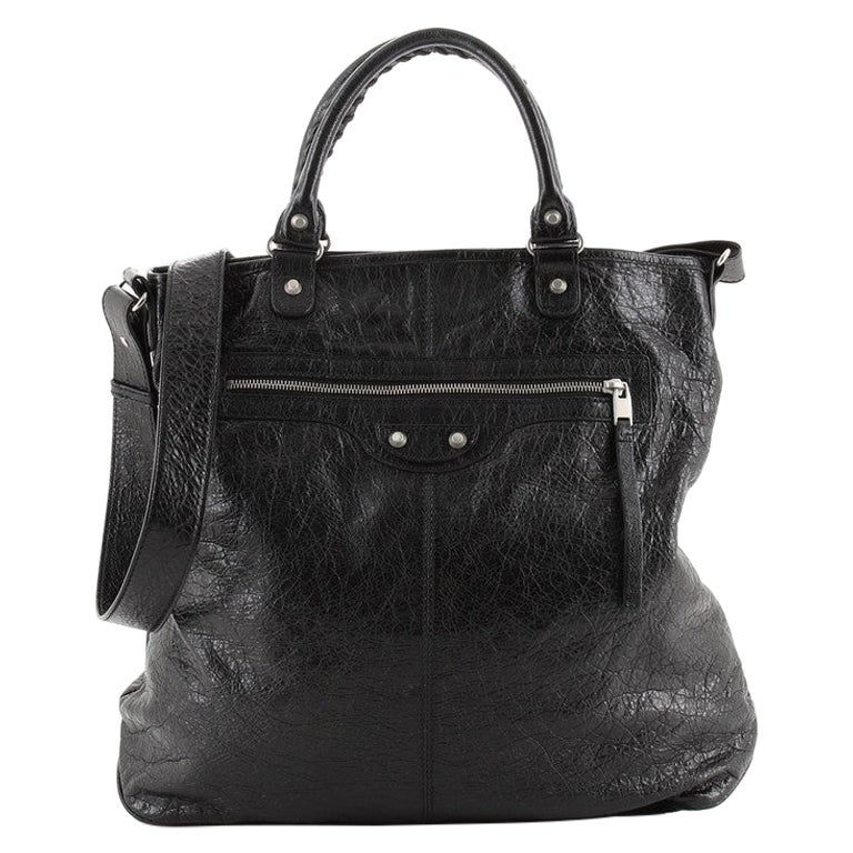 Balenciaga Padlock Work S Bag, Black For Sale at 1stDibs