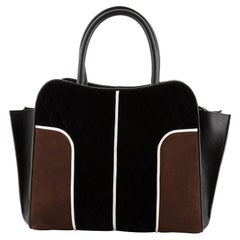 Tod's Sella Tote Samt und Leder Small