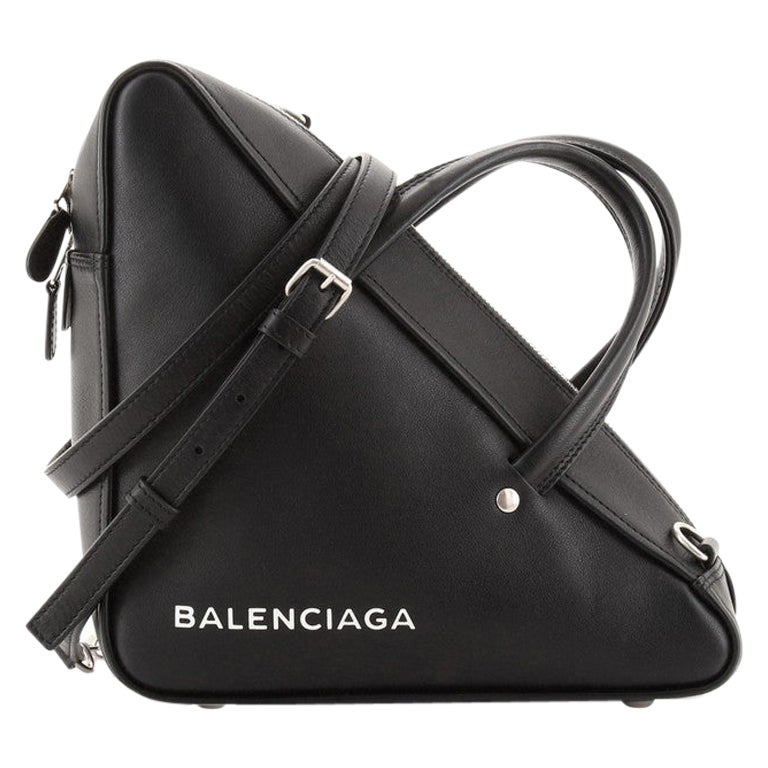 Balenciaga Triangle Duffle Bag Leather Small at 1stDibs | balenciaga  triangle bag, triangle balenciaga bag, balenciaga triangle purse