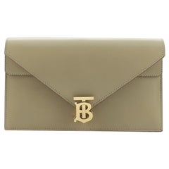 Burberry TB Envelope Clutch Leather Small
