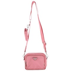 Prada Re-Edition 2005 Kameratasche Tessuto mit Saffiano-Leder Mini aus Leder