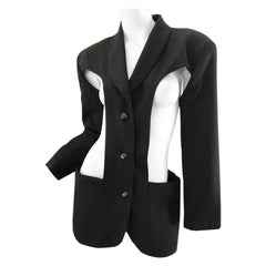 1980s Jean Paul Gaultier cut out blazer