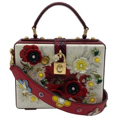 Dolce und Gabbana Dauphine Box-Tasche mit Schachtel 