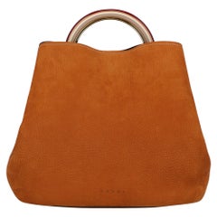 Marni Women Handbags Orange Leather 