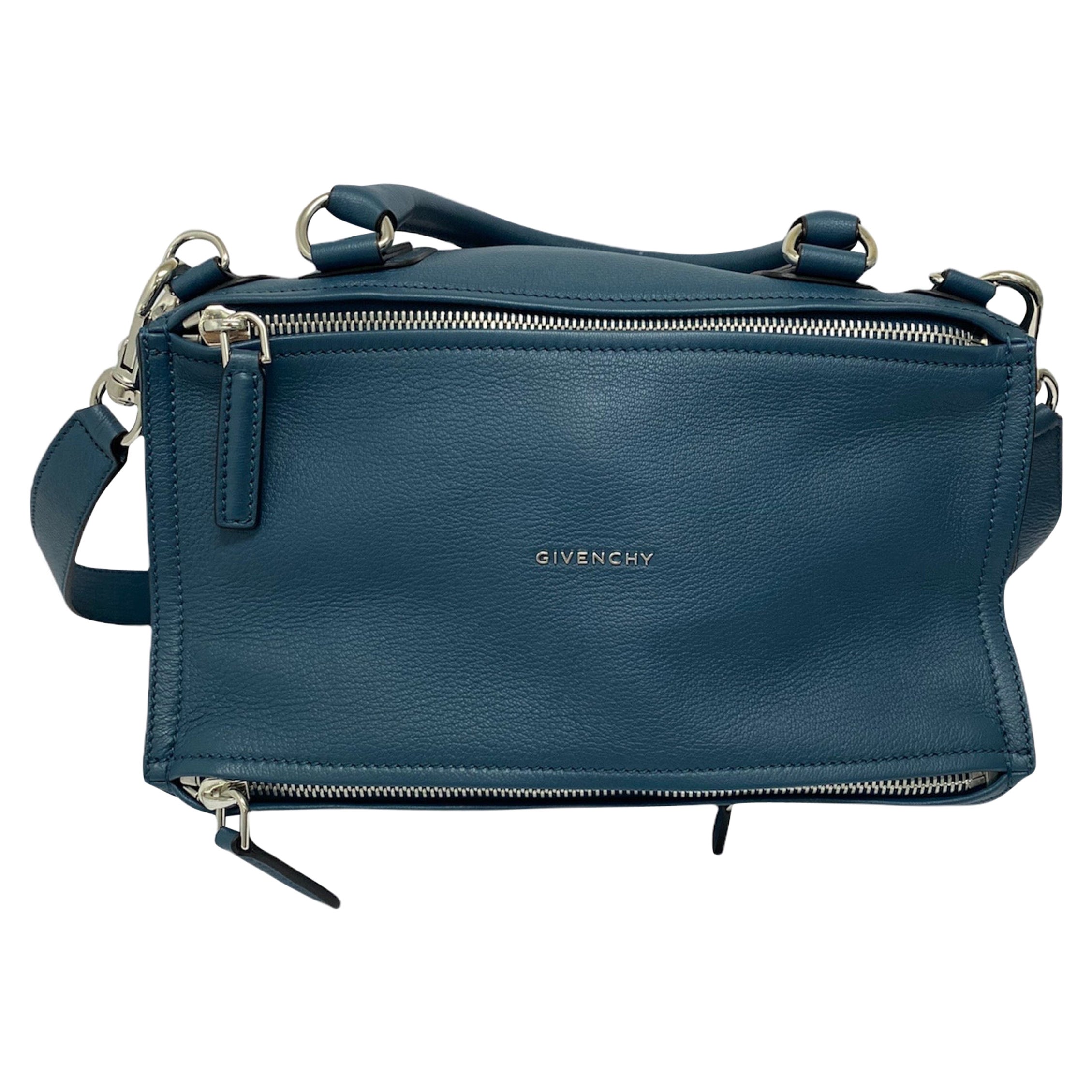 Givenchy Blue Leather Pandora Bag