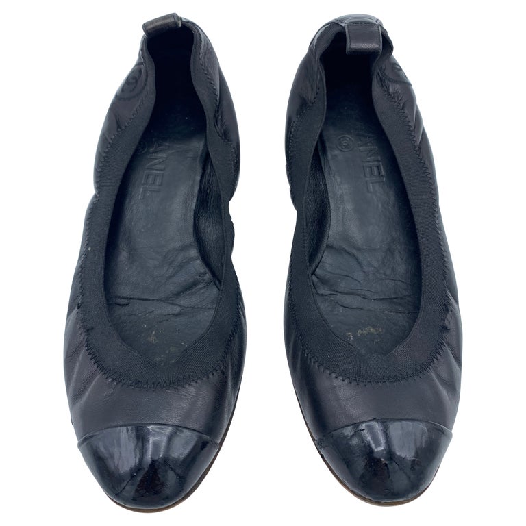 Leather ballet flats Valentino Garavani Blue size 38.5 EU in