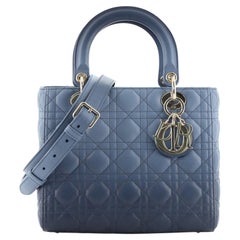 Christian Dior Lady Dior Tasche Gradient Cannage Steppdecke Lammleder Medium