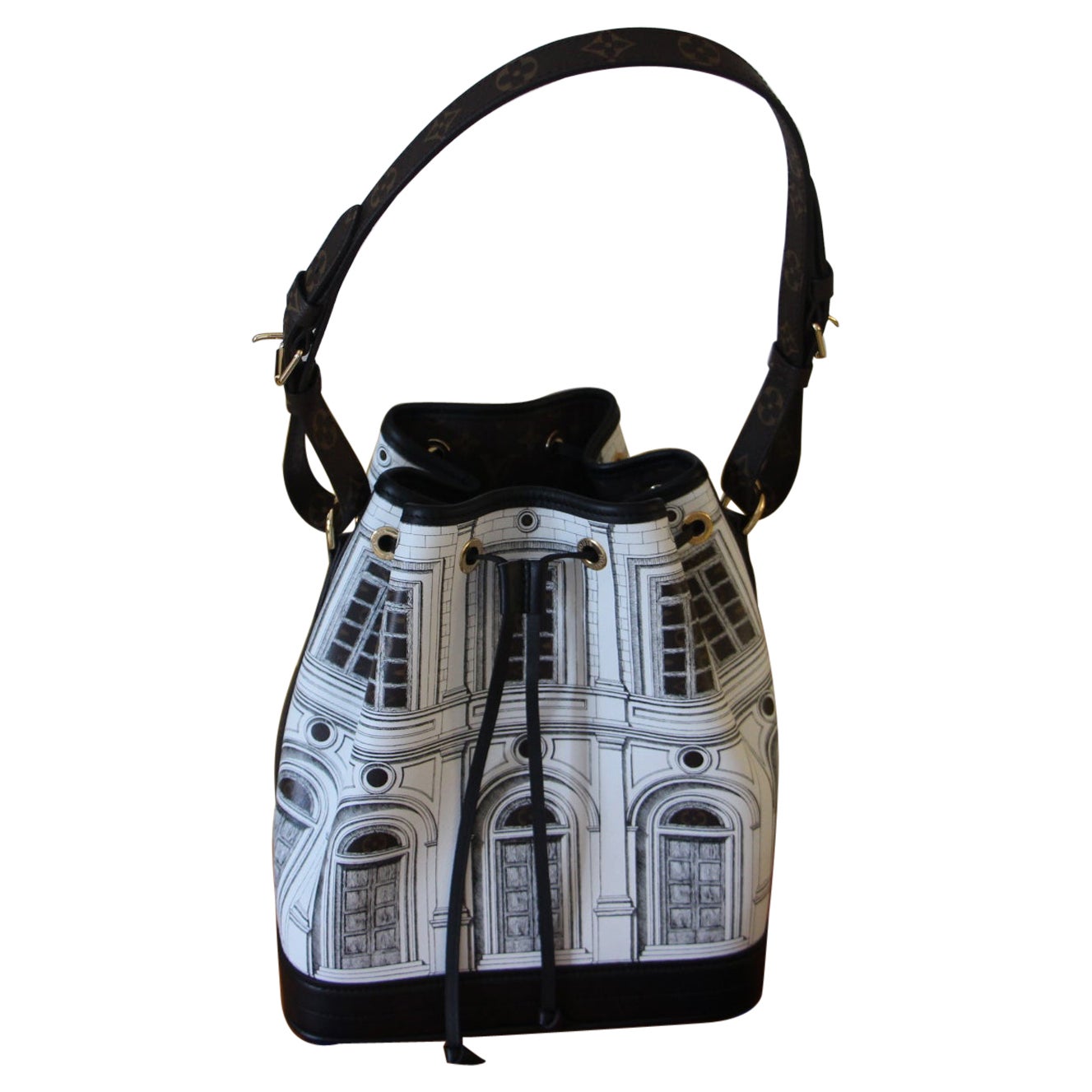 Louis Vuitton x Fornasetti Calfskin Architettura Noe MM Shoulder Bag, Louis  Vuitton Handbags