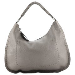 Fendi Selleria Logo Hobo Leder groß