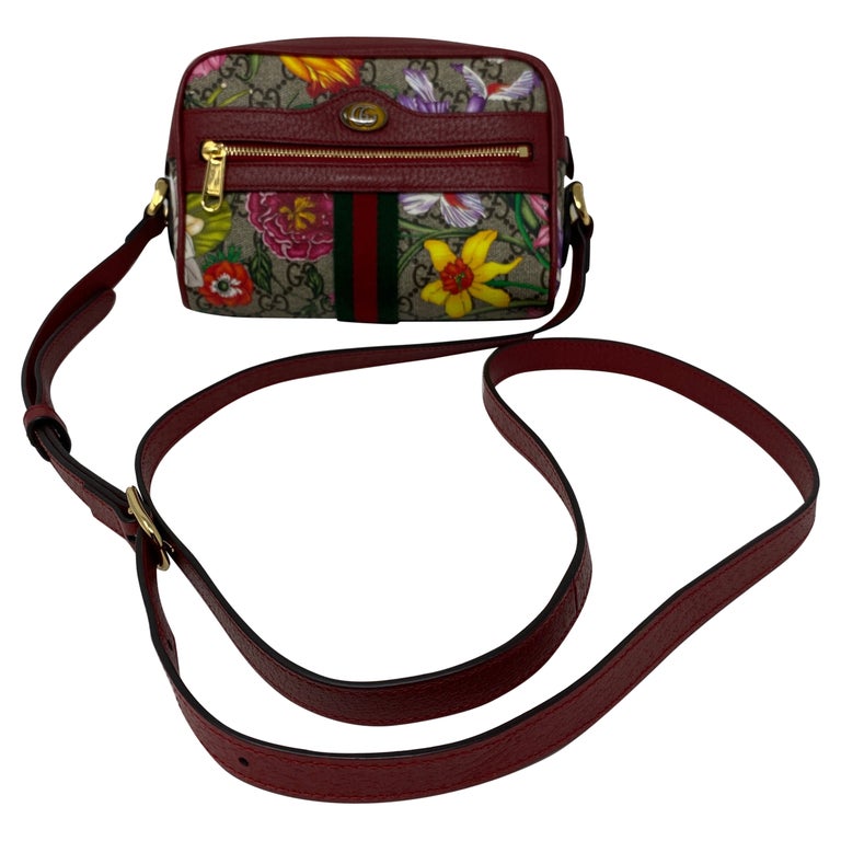 Gucci Floral Crossbody Bag at 1stDibs