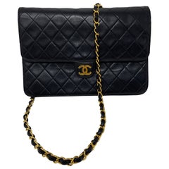 Chanel Black Clutch Bag Chain Strap