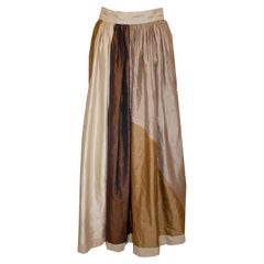 Vintage Multi Colour Silk Skirt by Jim Thompson