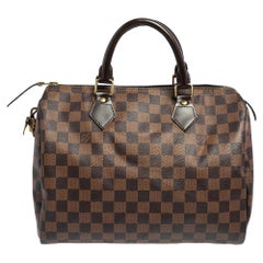 Louis Vuitton 2019 Limited Edition Black/White Damier Speedy Bandouliere 30  Bag For Sale at 1stDibs