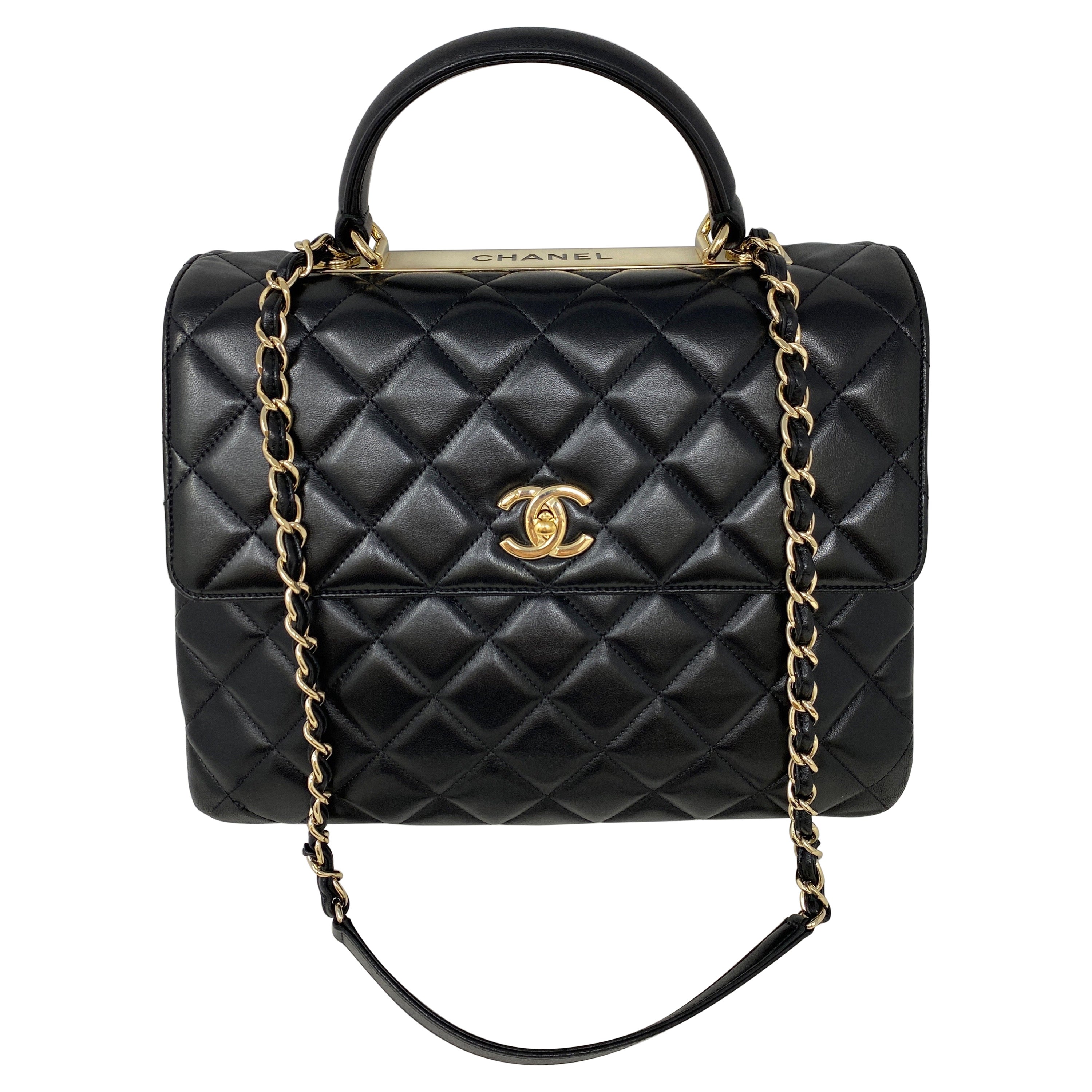Chanel Black Large Trendy Bag 