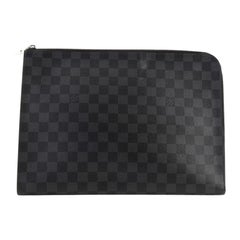 Louis Vuitton Zip Around Pochette Jour Damier Graphite GM