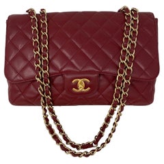 Chanel Red Jumbo Bag