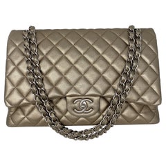 Chanel Bronze Metallic Maxi Bag 