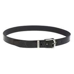 Louis Vuitton Monogram Eclipse Glaze Leather Ouest Belt 95 CM