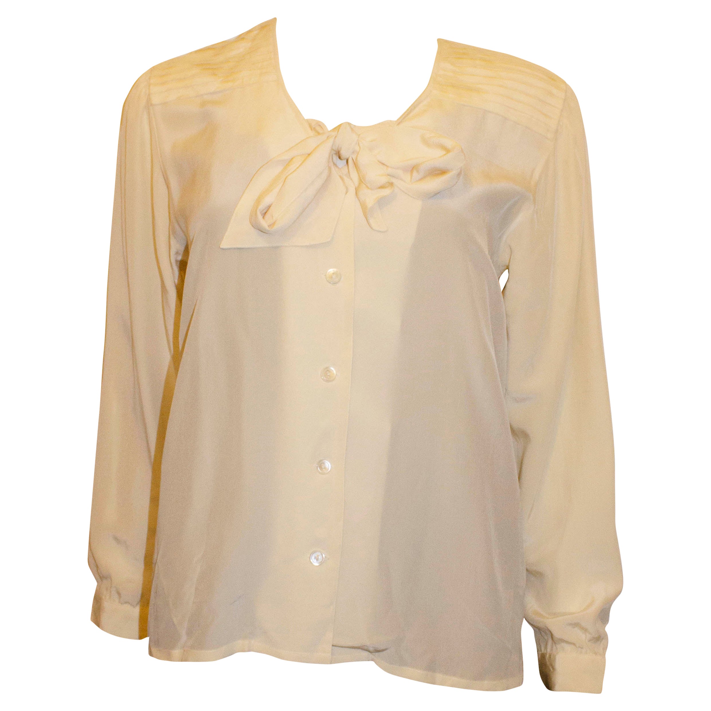 Vintage Madame Hanai Silk Blouse