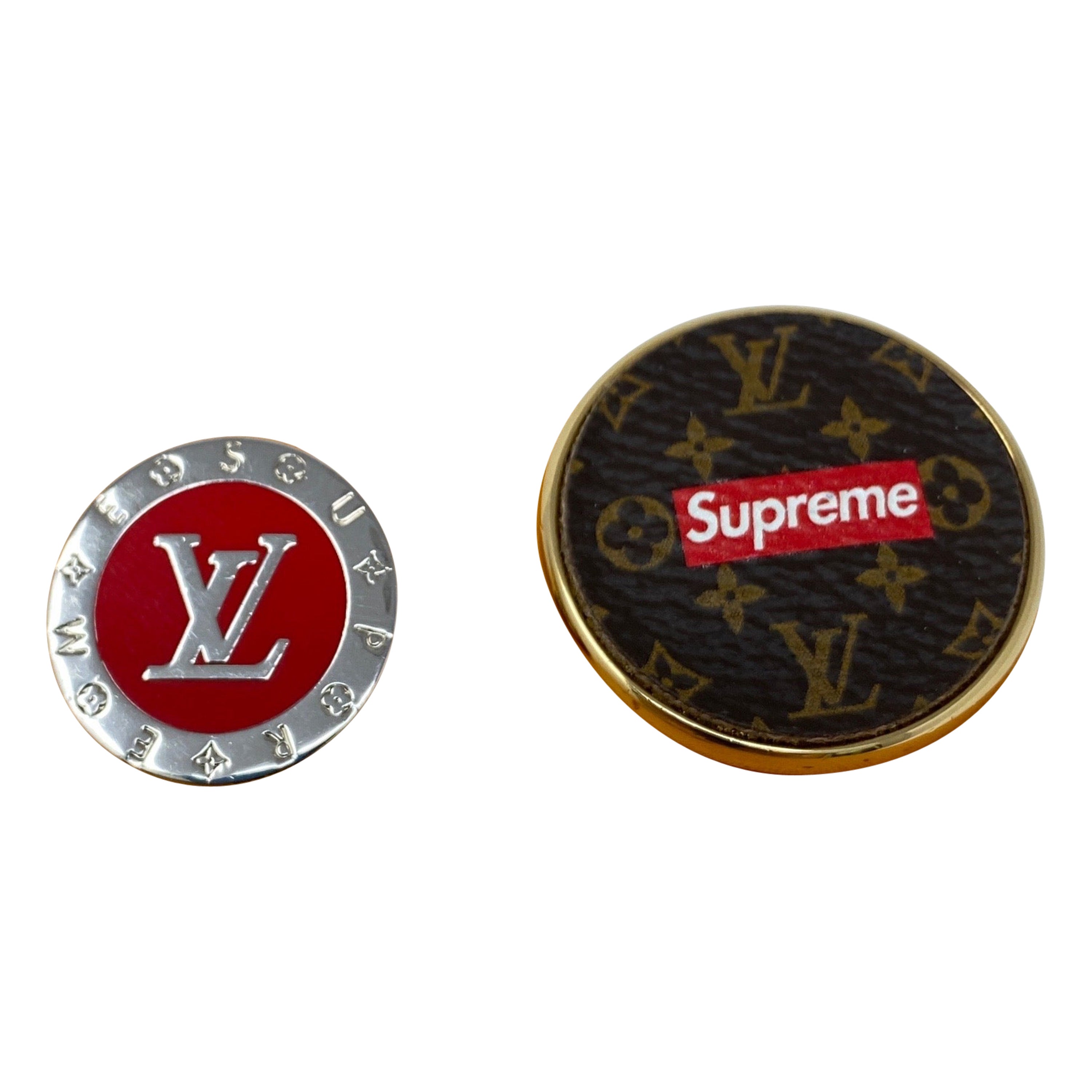 Louis Vuitton Supreme Pin Set