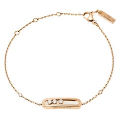 Messika Baby Move Diamond 18k Rose Gold Bracelet