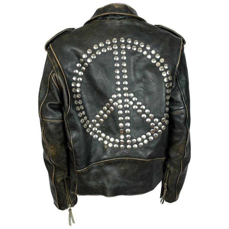 moschino leather jacket