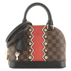 Louis Vuitton Alma Handbag Limited Edition Damier Karakoram BB at 1stDibs