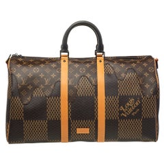 Louis Vuitton x Nigo Damier Ebene Canvas Keepall Bandouliere 50 Tasche