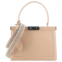 Alaia Cecile Convertible Satchel Leather Small