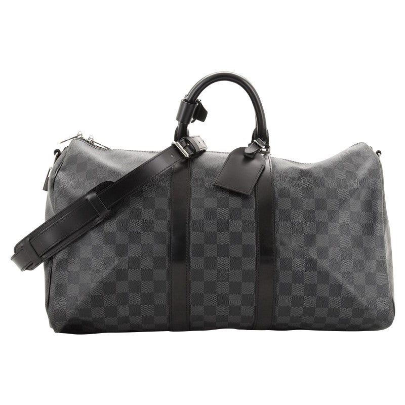 keepall bandouliere bag damier graphite 55