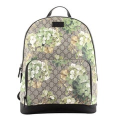 Gucci Zip Pocket Backpack Blooms Print GG Coated Canvas Medium