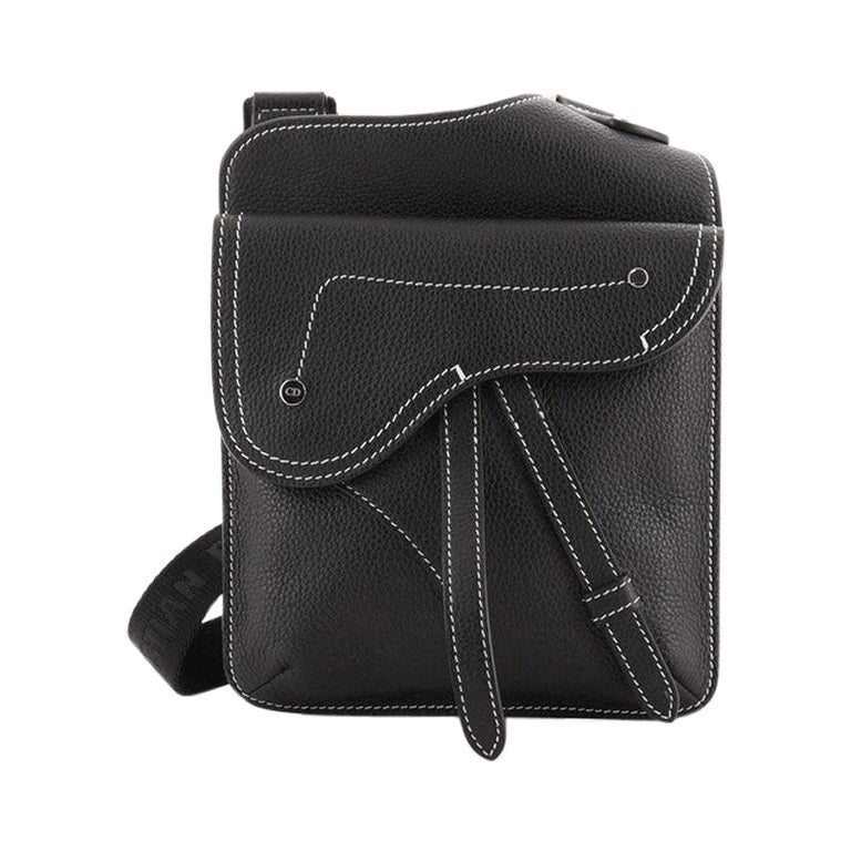 Christian Dior Saddle Messenger Bag Leather at 1stDibs