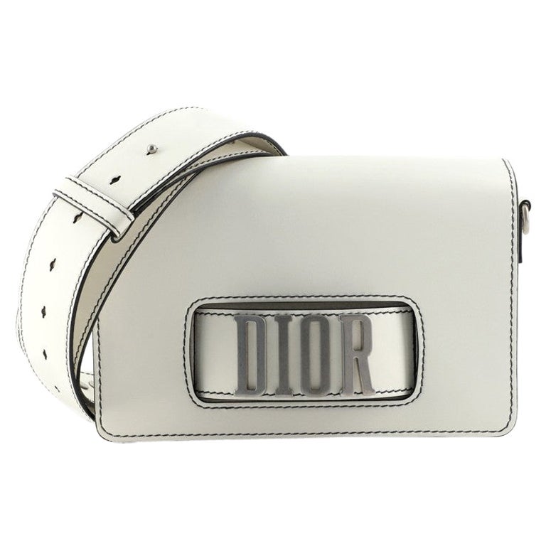 Christian Dior Dio(r)evolution Flap Bag Leather Medium at 1stDibs
