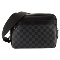 Louis Vuitton Damier Graphite Trocadero Messenger PM Shoulder Bag Free  Shipping