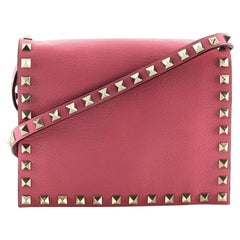 Valentino Rockstud Flap Crossbody Bag Leather Small