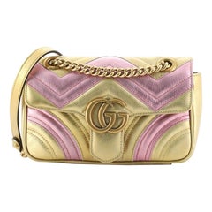 Gucci GG Marmont Flap Bag Matelasse Leather Mini