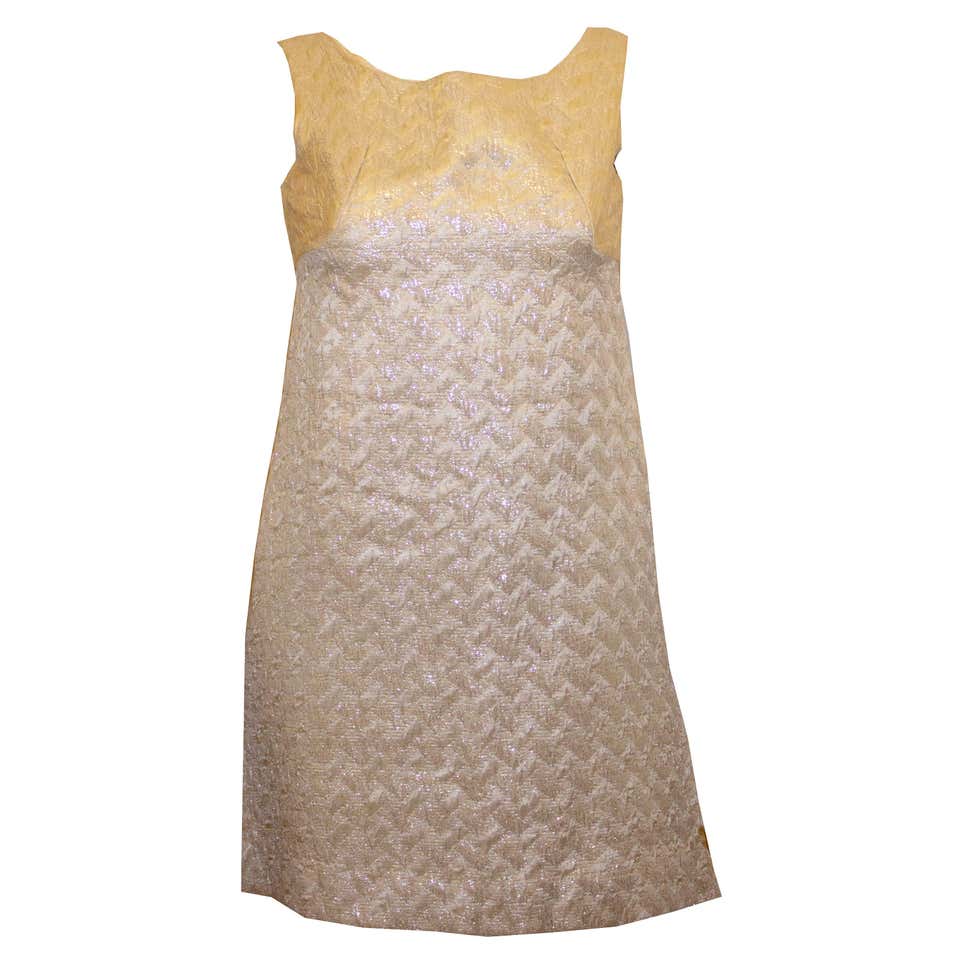 Vintage White Crepe Dress by Berketex For Sale at 1stDibs | crepe dress ...