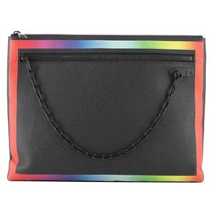 Louis Vuitton Pochette A4 Rainbow Taiga Leather